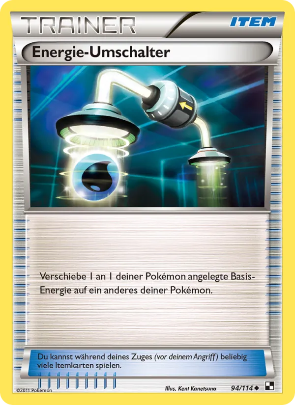 Energie-Umschalter, Schwarz & Weiß No. 94