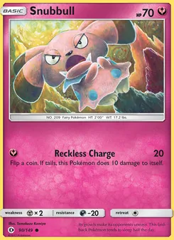 Snubbull, Sun & Moon Nº 90 Normal