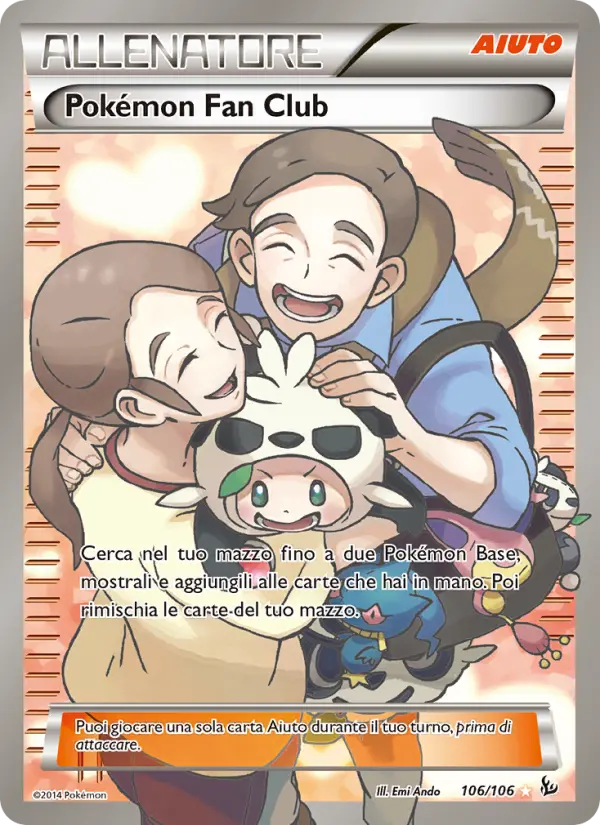 Pokémon Fan Club, Fuoco Infernale No. 106