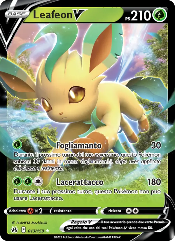 Leafeon V, Zenit Regale Nº 013