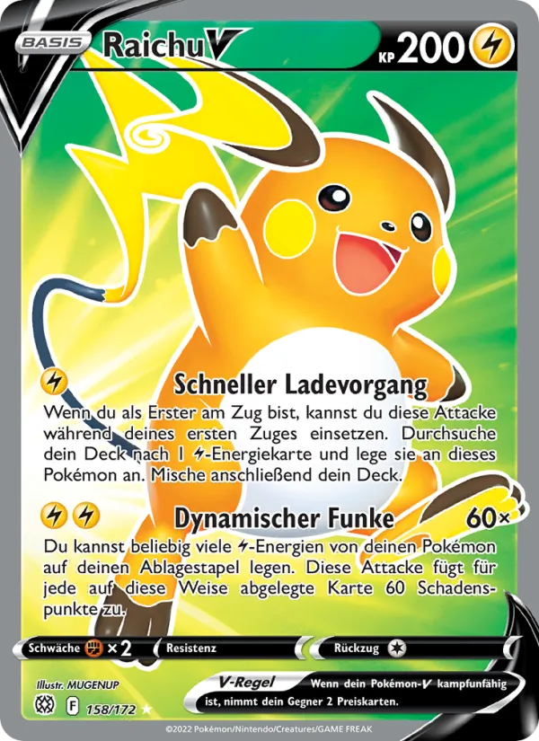 Raichu V, Strahlende Sterne No. 158