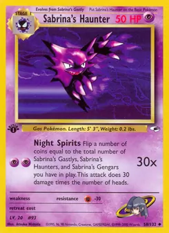 Sabrina's Haunter, Gym Heroes No. 58 Normal