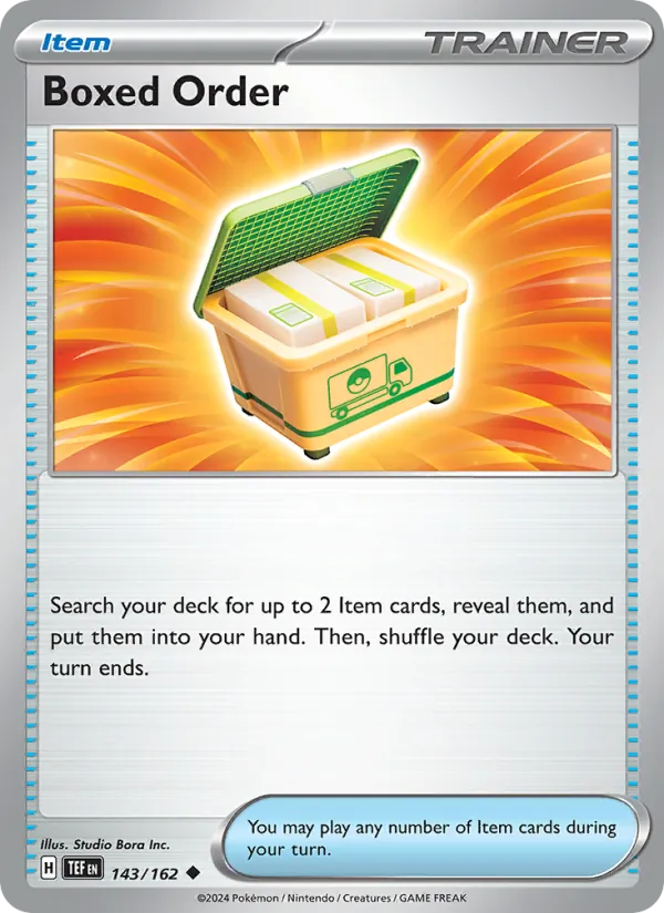 Boxed Order, Temporal Forces Nº 143