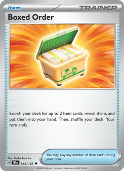 Boxed Order, Temporal Forces No. 143 Normal