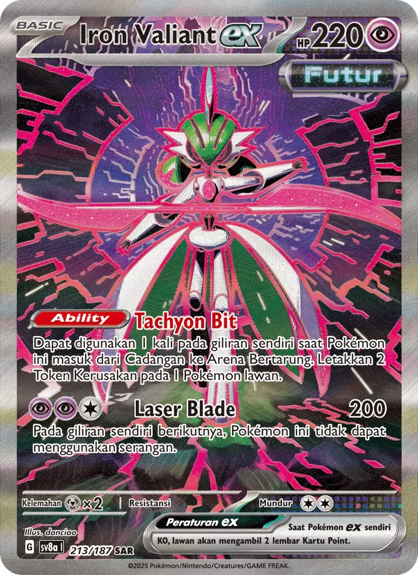 Iron Valiant ex, Festival Terastal ex No. 213
