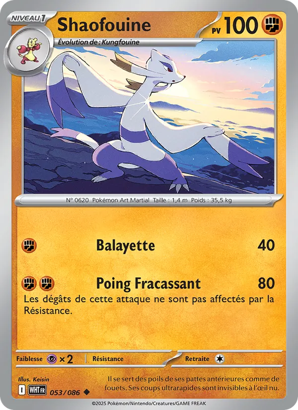 Shaofouine, Flamme Blanche No. 053