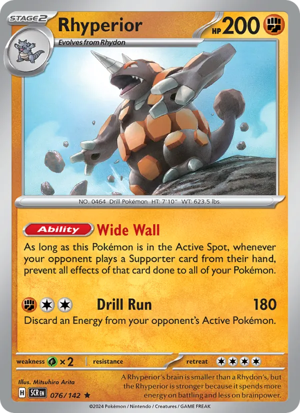 Rhyperior, Stellar Crown No. 076