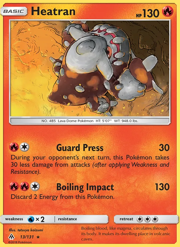 Heatran, Forbidden Light No. 13