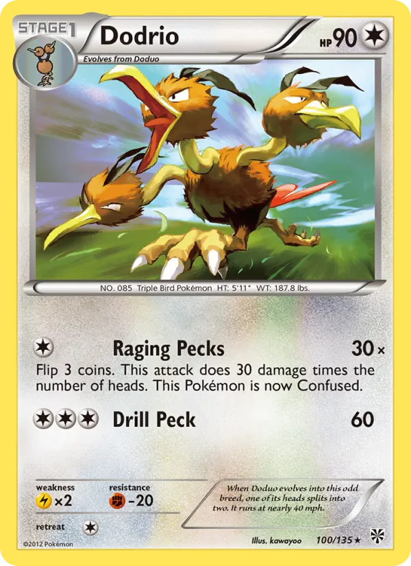 Dodrio, Plasma Storm No. 100