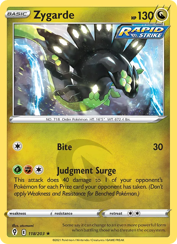 Zygarde, Evolving Skies No. 118