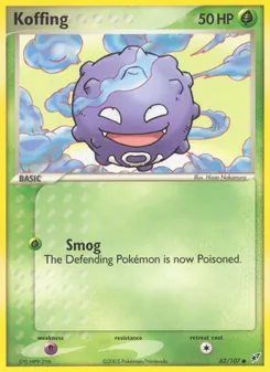 Koffing, Deoxys No. 62 Normal