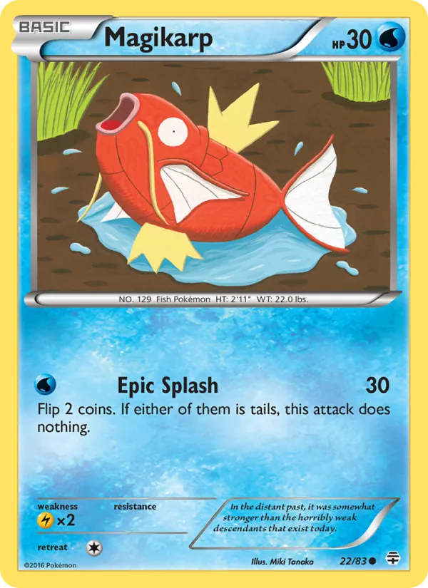 Magikarp, Generations Nº 22