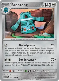 Bronzong, Obsidian Flammen No. 145 Normal