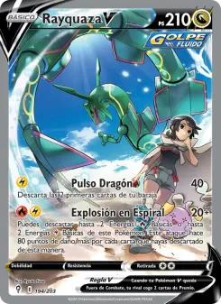 Rayquaza V, Cielos Evolutivos No. 194 Holo