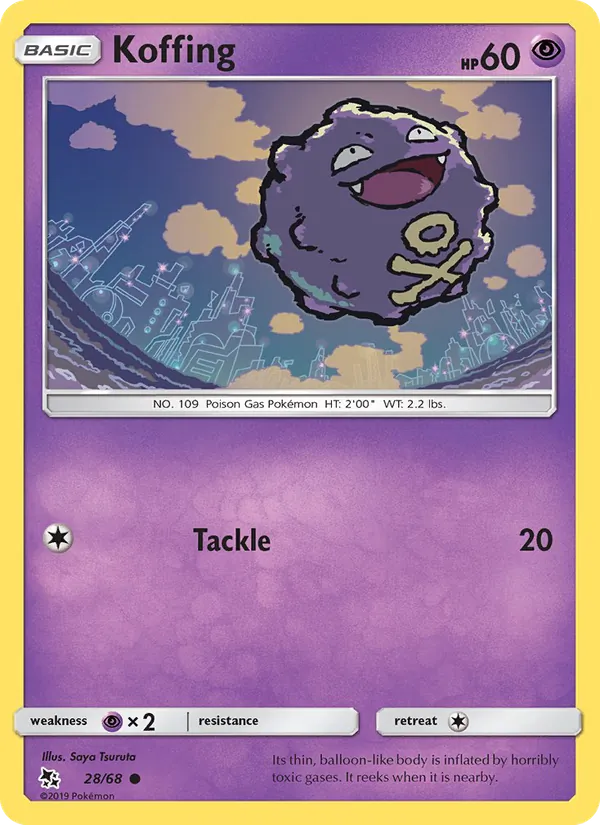 Koffing, Hidden Fates No. 28