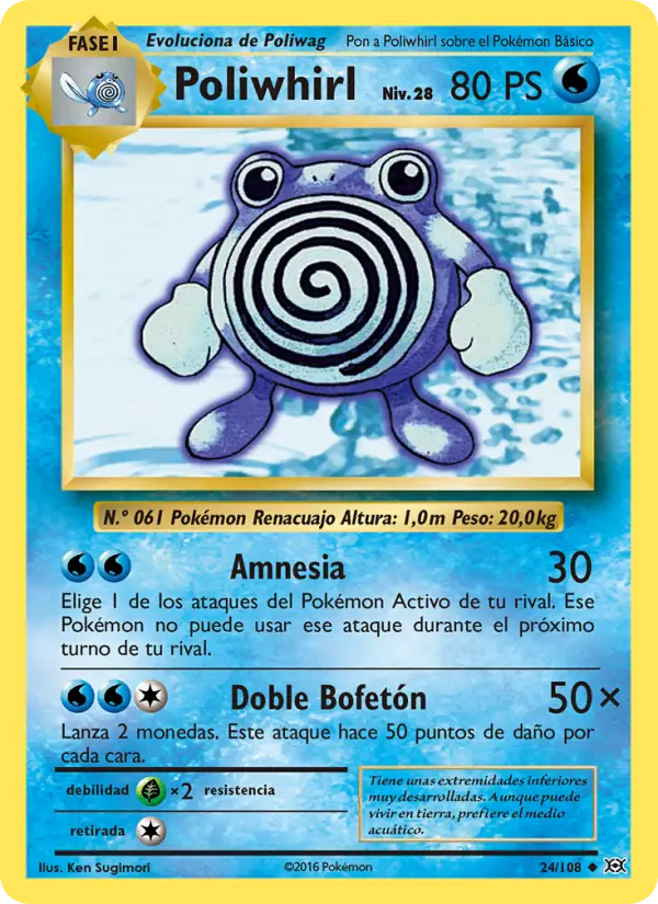 Poliwhirl, Evoluciones Nº 24