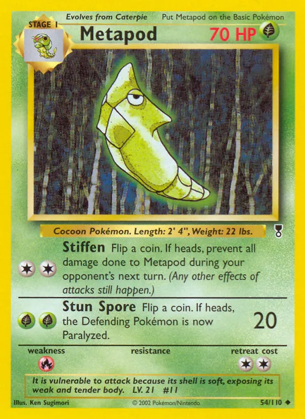 Metapod, Legendary Collection No. 54