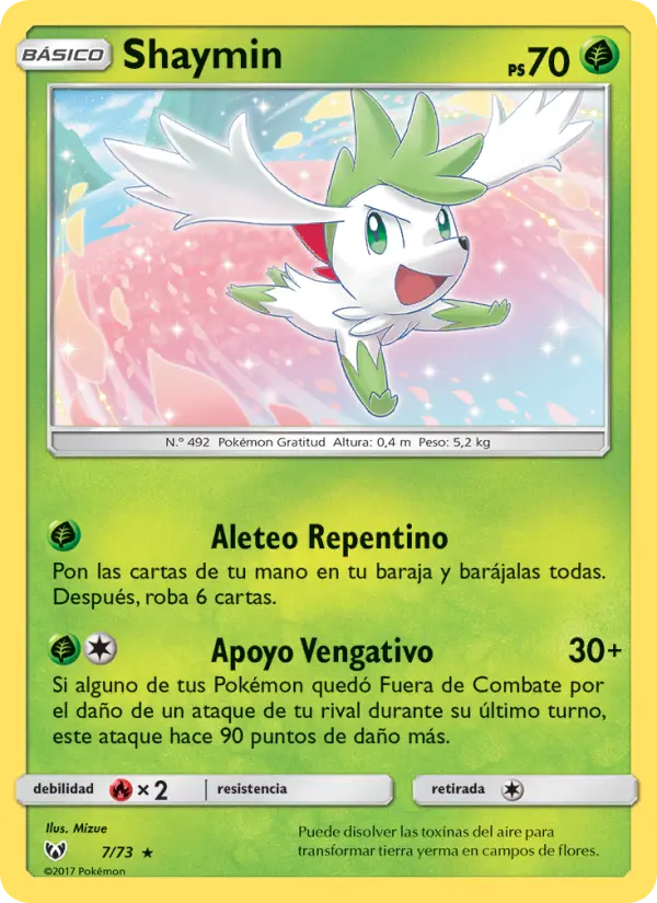 Shaymin, Leyendas Luminosas No. 7