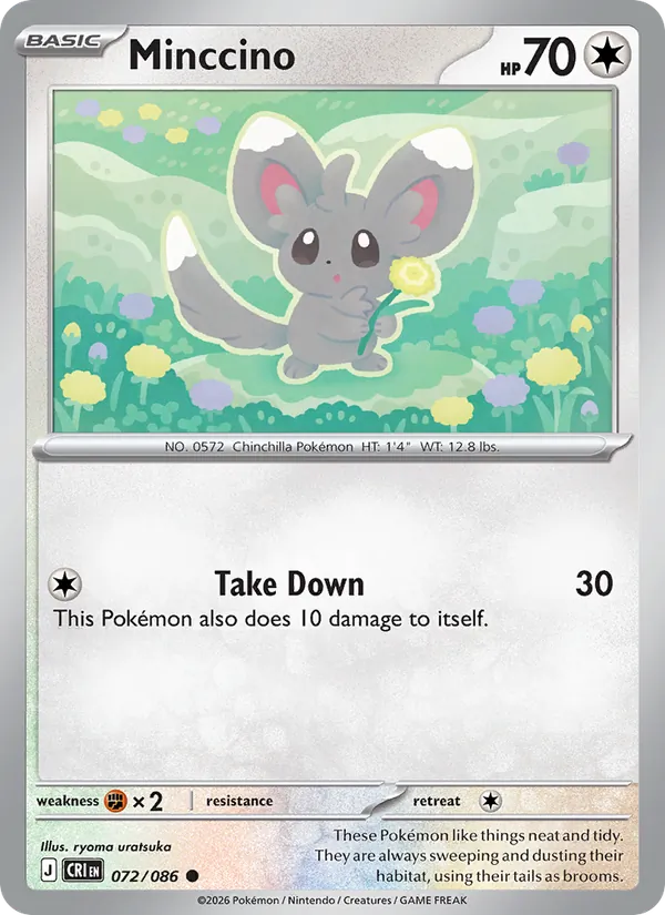 Minccino, Chaos Rising No. 072