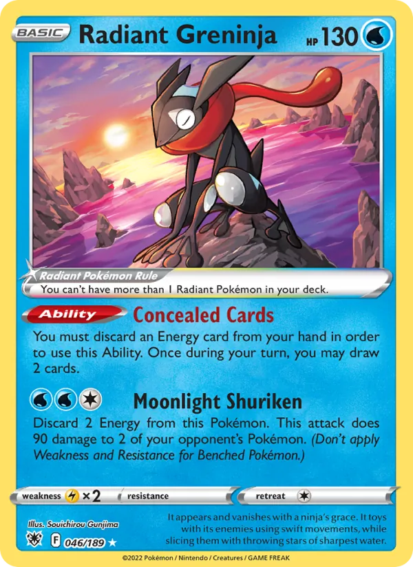 Radiant Greninja, Astral Radiance No. 046