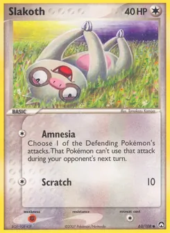 Slakoth, Power Keepers No. 63 Normal