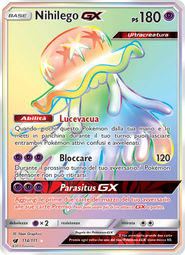 Nihilego GX, Invasione Scarlatta No. 114