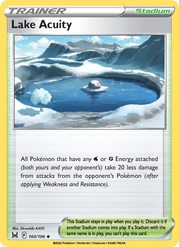 Lake Acuity, Lost Origin No. 160
