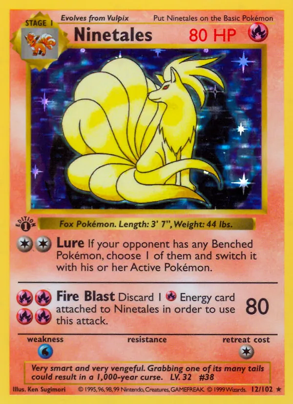 Ninetales, Base Set No. 12