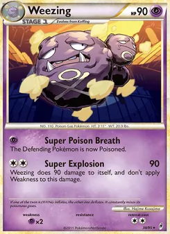 Weezing, Call of Legends Nº 38 Normal