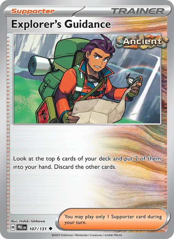 Explorer's Guidance, Prismatic Evolutions No. 107