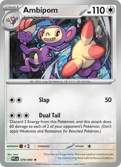 Ambipom, Phantasmal Flames Nº 079 Normal