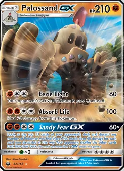 Palossand GX, Celestial Storm No. 82 Normal