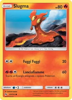 Slugma, Tuoni Perduti Nº 43 Normal