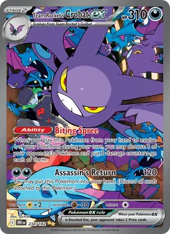 Team Rocket's Crobat ex, Destined Rivals Nº 234 Holo