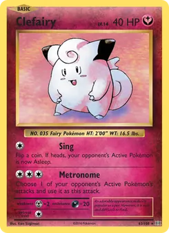 Clefairy, Evolutions Nº 63 Normal