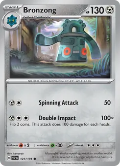 Bronzong, Surging Sparks No. 127 Normal