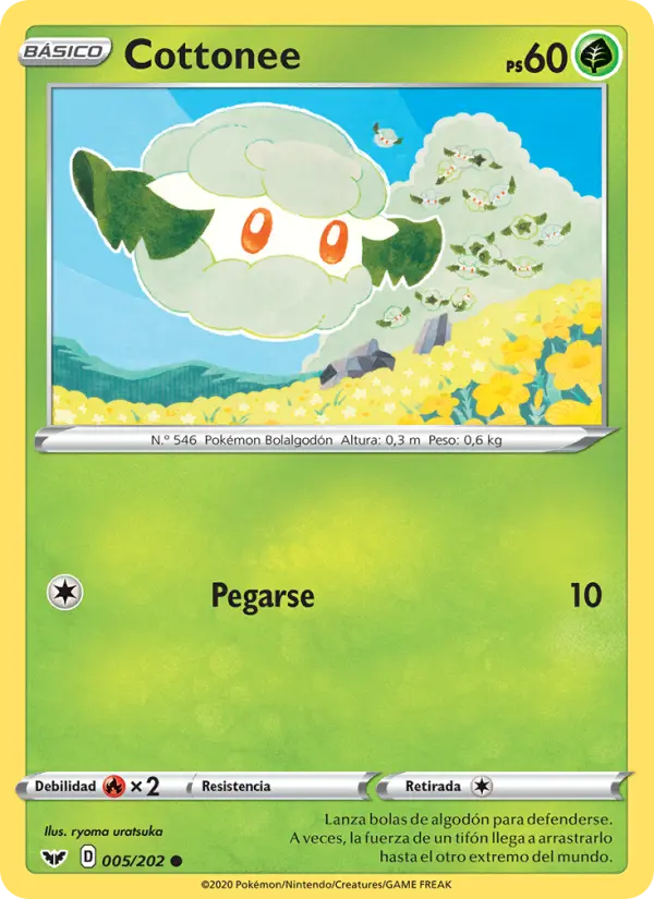 Cottonee, Espada y Escudo Nº 5