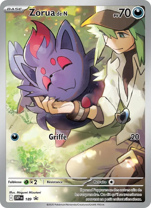 Zorua de N, SVP Black Star Promos Nº 189