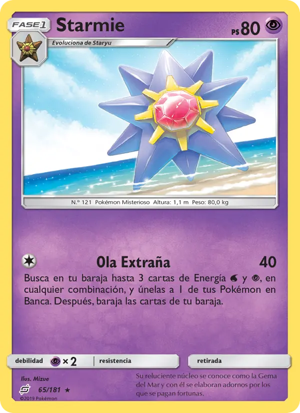 Starmie, Union de Aliados Nº 65