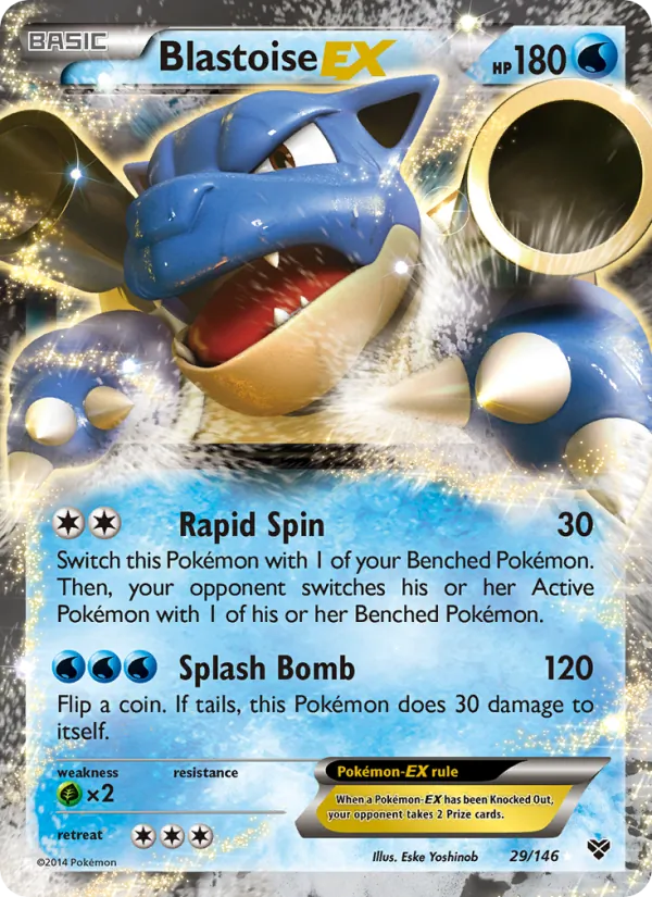 Blastoise EX, XY Nº 29