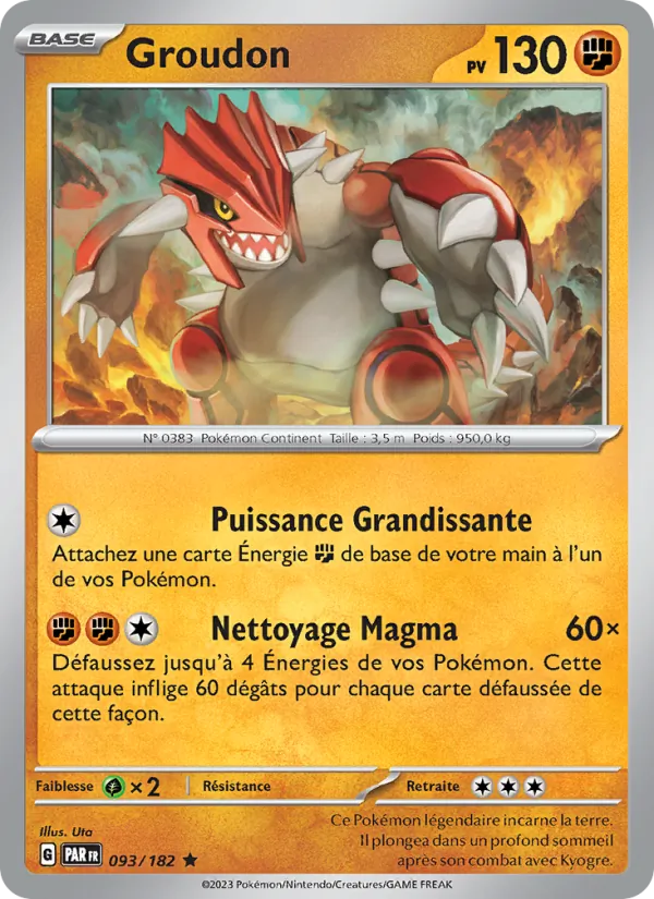 Groudon, Faille Paradoxe No. 093