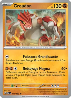 Groudon, Faille Paradoxe No. 093 Reverse