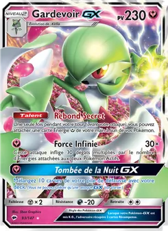 Gardevoir GX, Ombres Ardentes No. 93 Holo