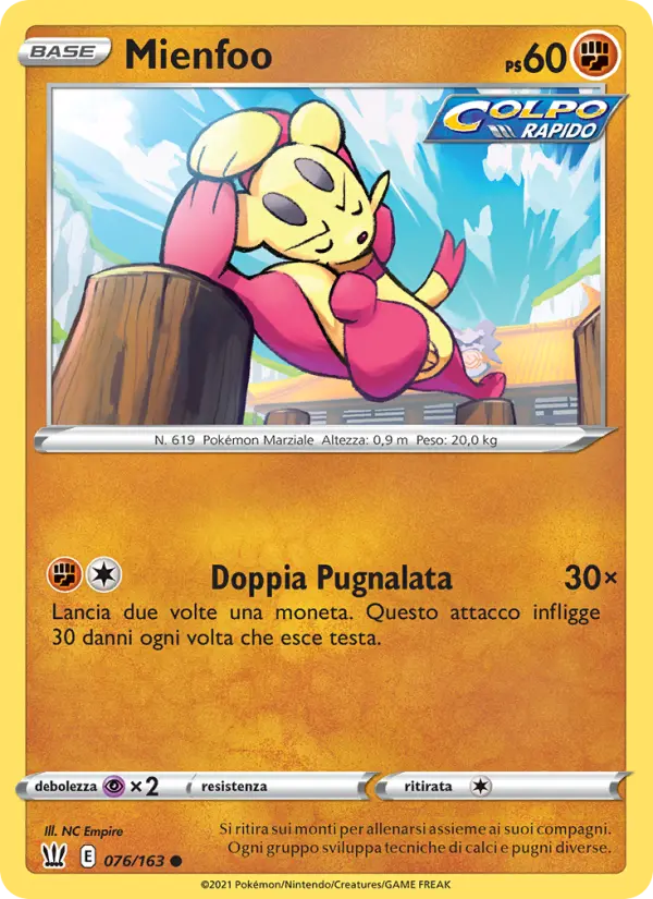 Mienfoo, Stili di Lotta Nº 76