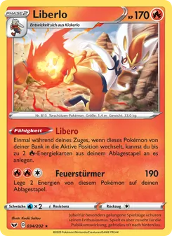 Liberlo, Schwert & Schild Nº 34 Holo