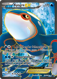 Kyogre-EX, Erfoscher der Finsternis Nº 104 Normal