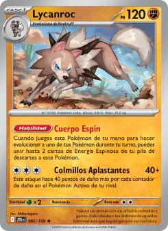 Lycanroc, Juntos de Aventuras No. 085 Holo