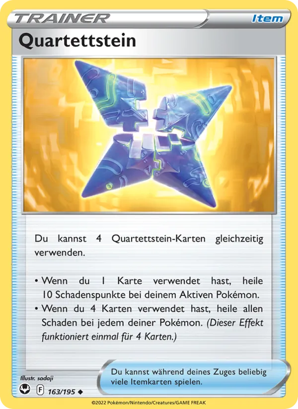 Quartettstein, Silberne Sturmwinde Nº 163