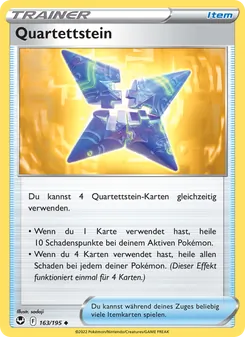 Quartettstein, Silberne Sturmwinde Nº 163 Normal