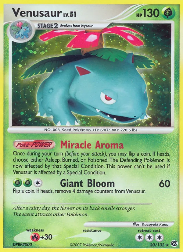 Venusaur, Secret Wonders No. 20